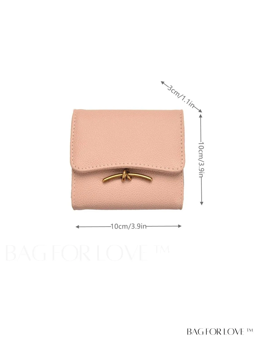 BagForLove - Stylish Metal Embossed Green Litchi PU Card Holder with Classic Design