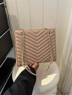 BagForLove - Womens Embossed Chain Shoulder Crossbody Bag