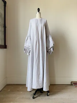 balloon sleeve ticking dress