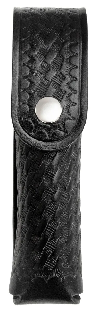 Basket Weave Leather Large Pepper Spray Holder