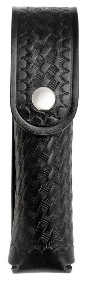 Basket Weave Leather Large Pepper Spray Holder