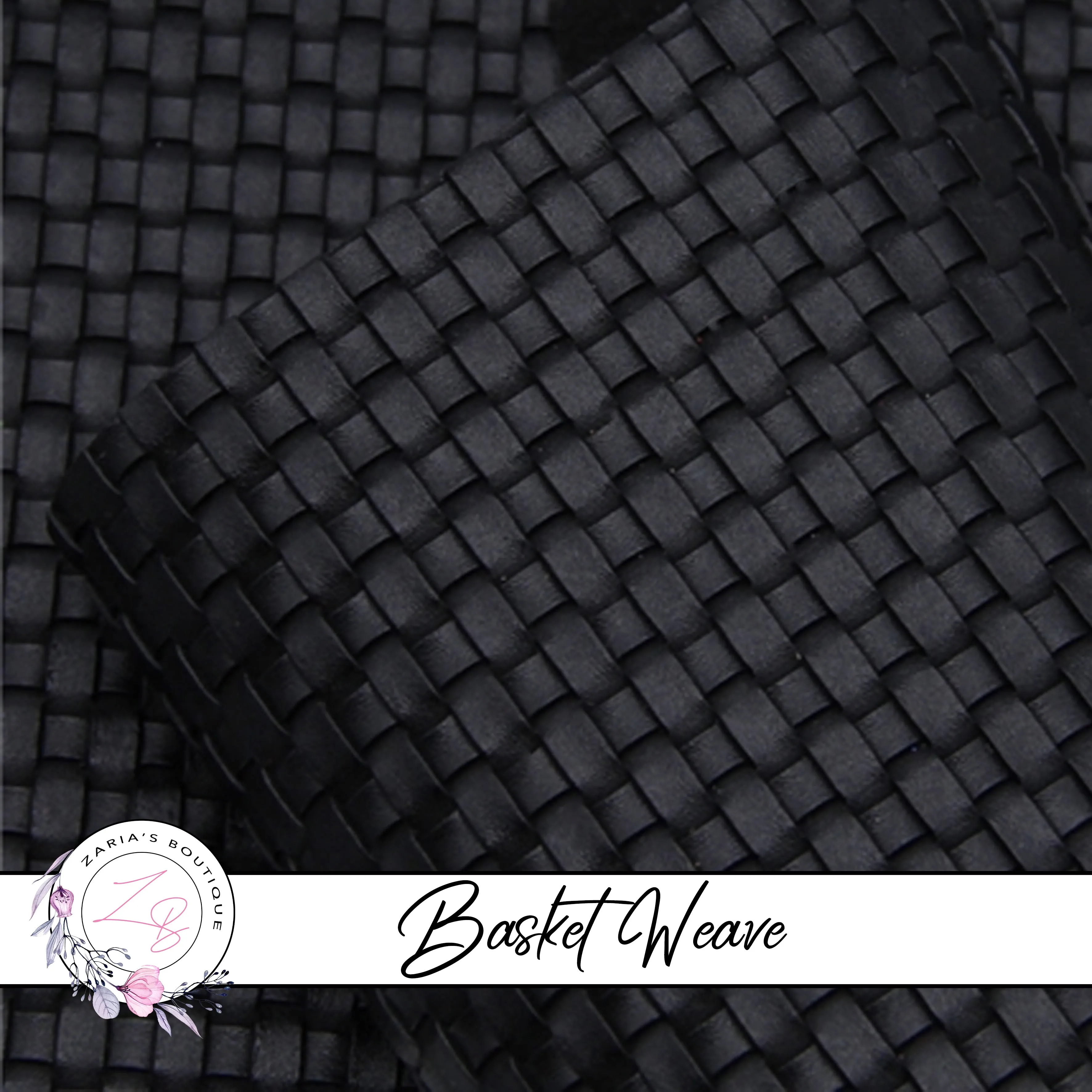 ⋅ Basket Weave ⋅ Textured Faux Leather ⋅ 6 Colours