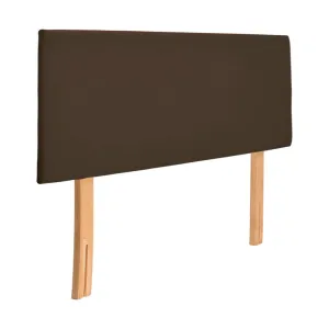 Bed Frame Bed head PU Leather With Wooden Leg King Size