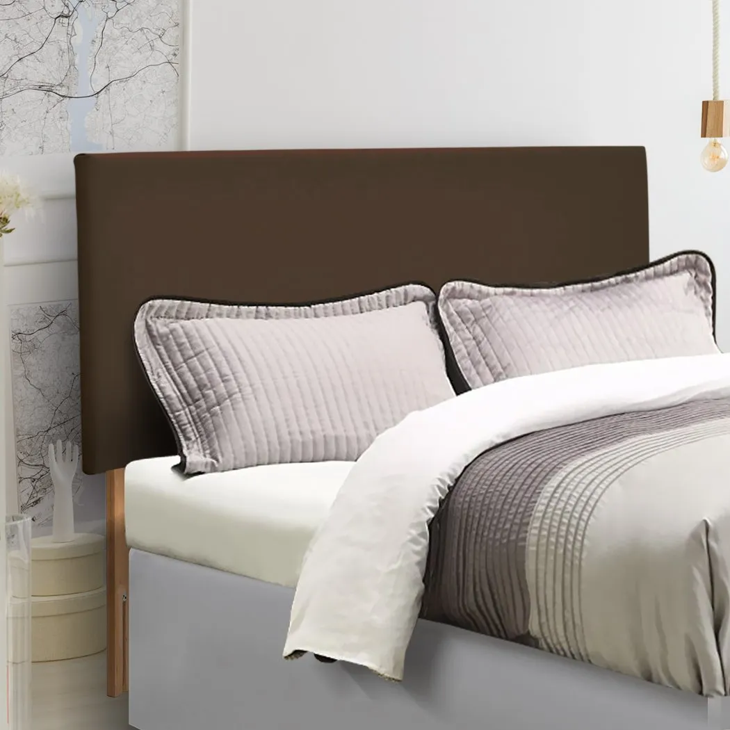 Bed Frame Bed head PU Leather With Wooden Leg King Size
