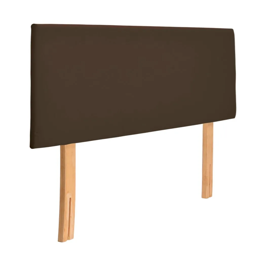 Bed Frame Bed head PU Leather With Wooden Leg King Size