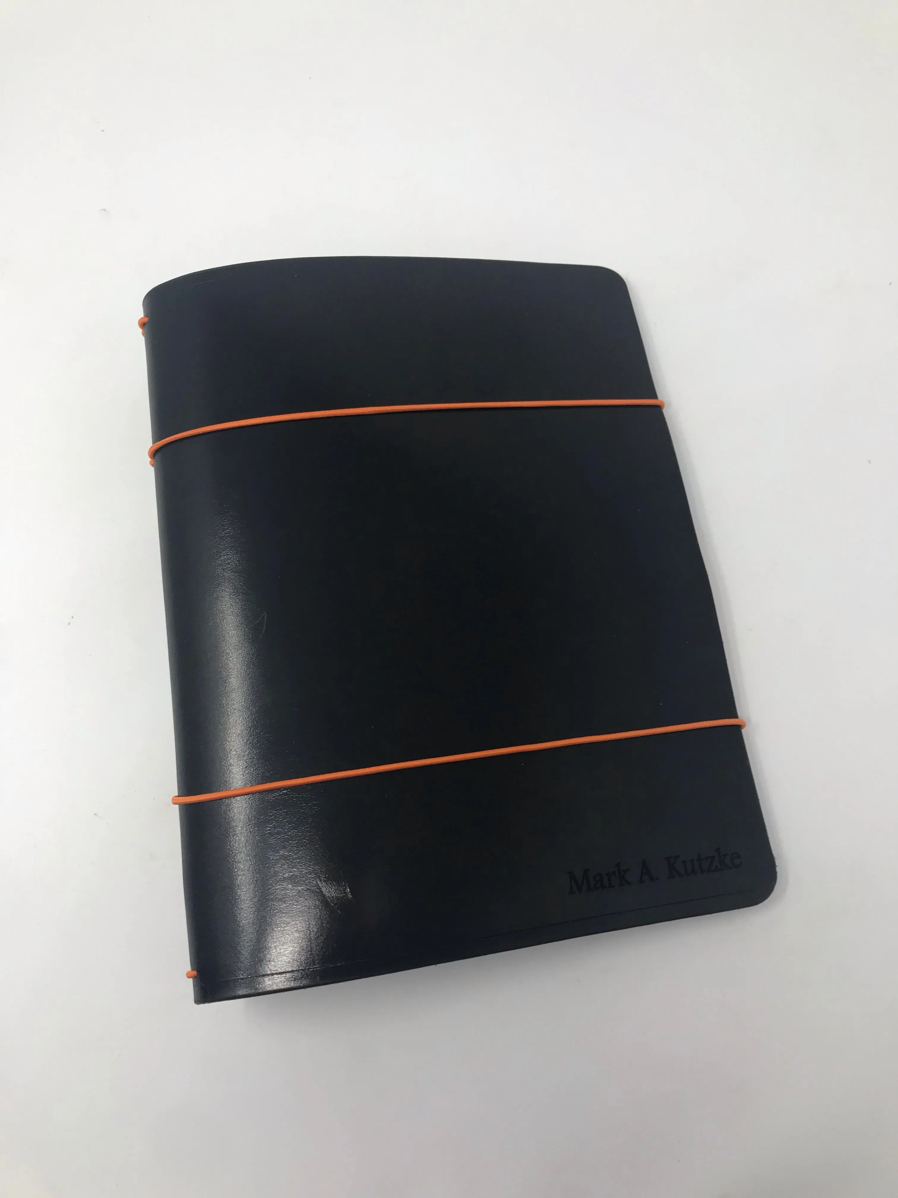 BIG Ebony Harness Composition Cover | Full Grain Leather Journal | Fits 7.5" x 9.5" Inserts