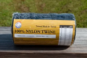 Black and Tarred Nylon Twine (1 LB Spool)