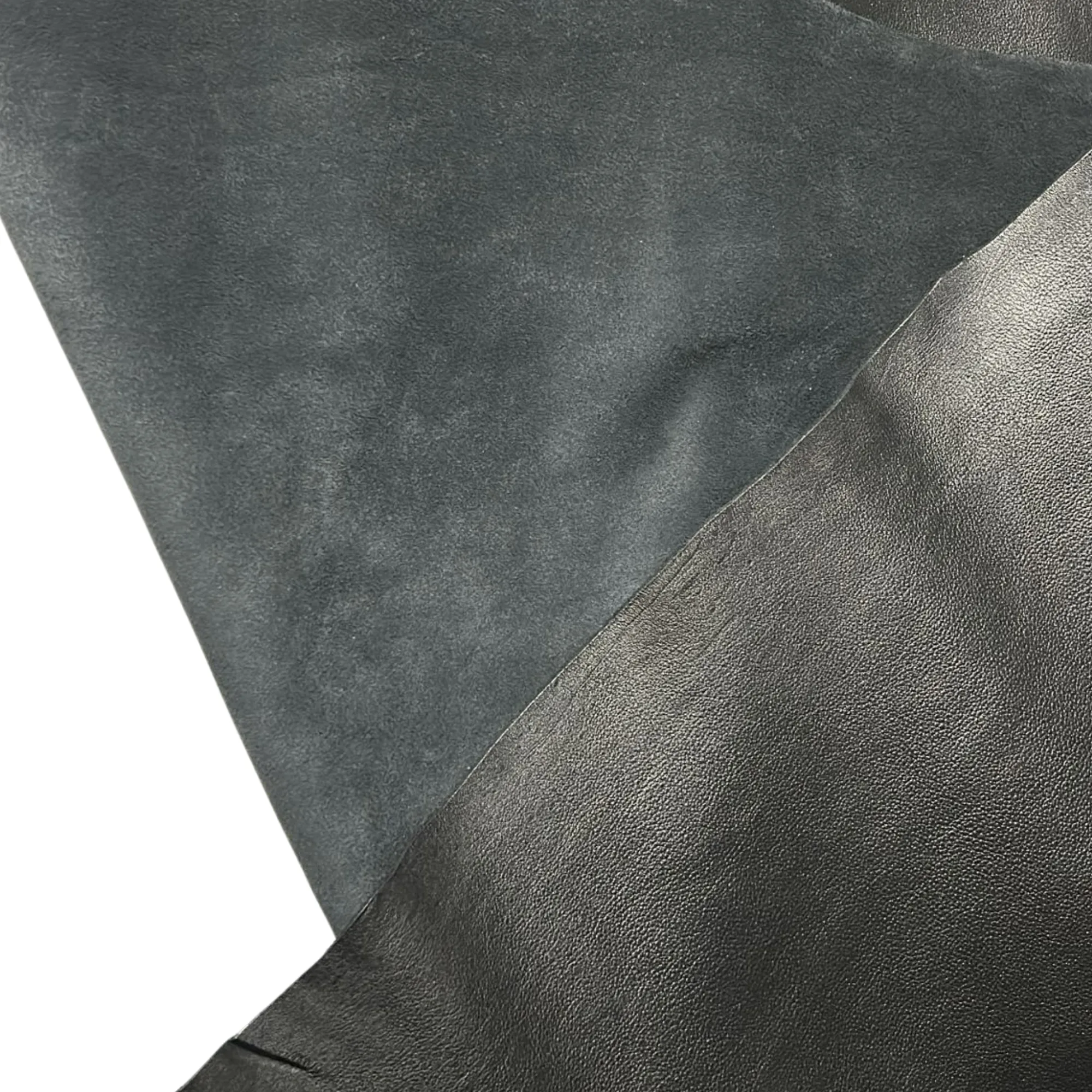 BLACK COWHIDE LEATHER -  Soft Natural Grain Black Leather 2.5-3 oz. - 40 sqft - Genuine Black Hide