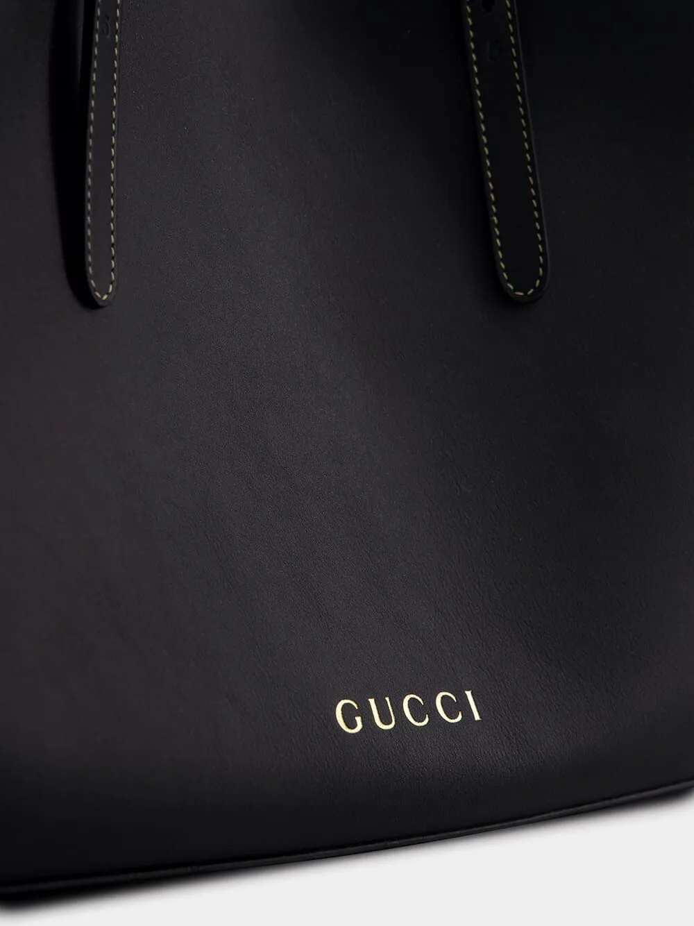 Black GG Emblem Medium Tote Bag