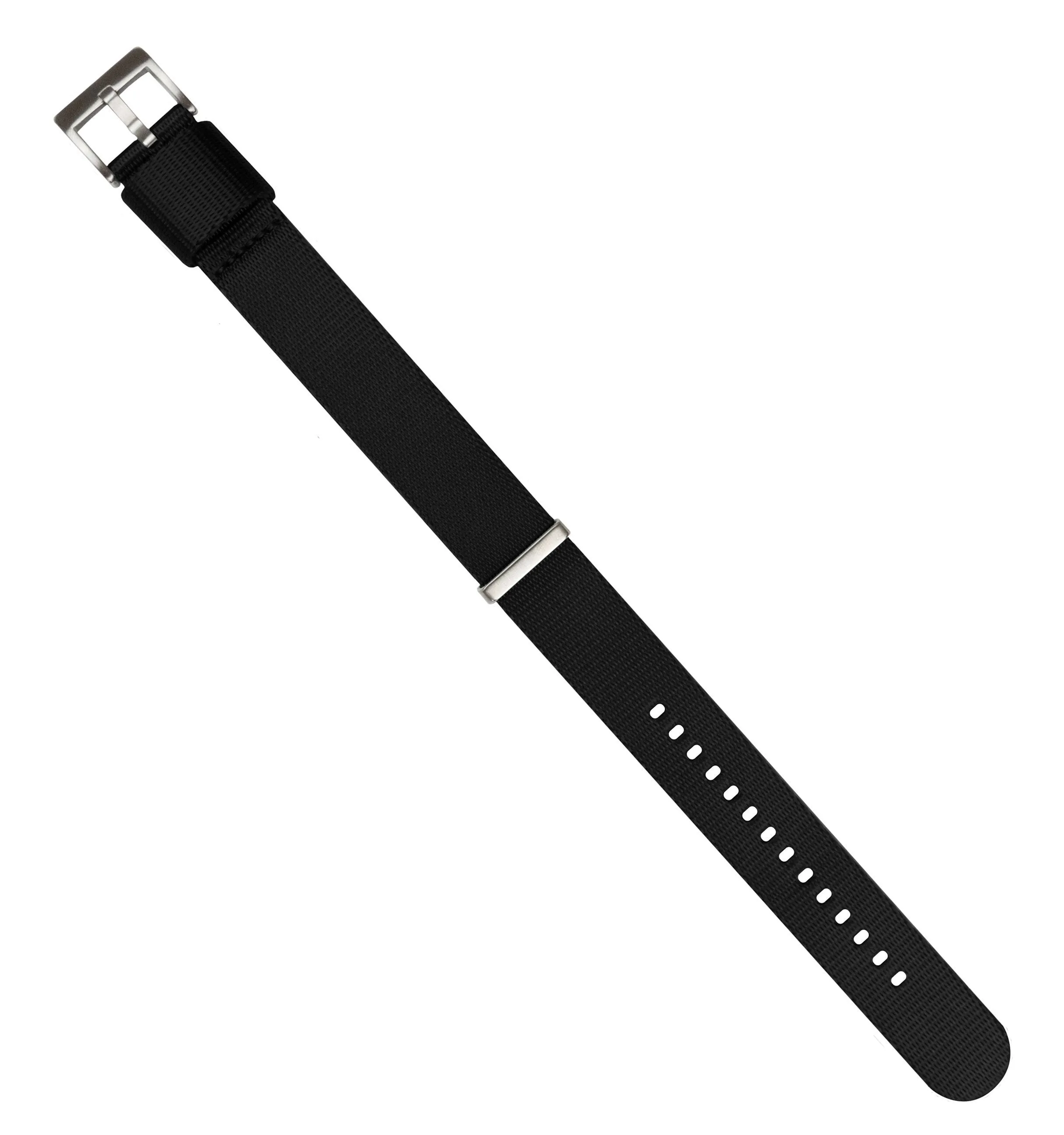 Black Nylon NATO® style Watch Band (24mm SALE)
