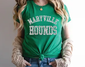 Black/White Leopard Maryville Hounds