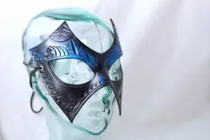 Blue Devil Leather Mask