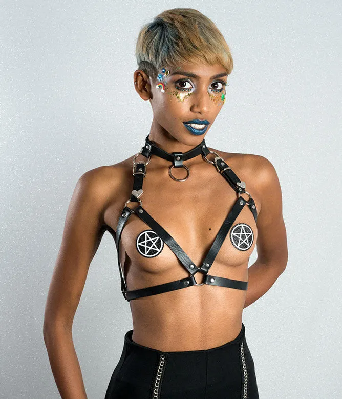 BONDAGE TRIANGLE HARNESS TOP