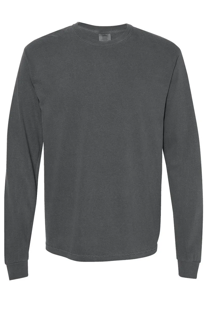 Books Fall Girl Comfort Colors Heavyweight Long T-Shirt