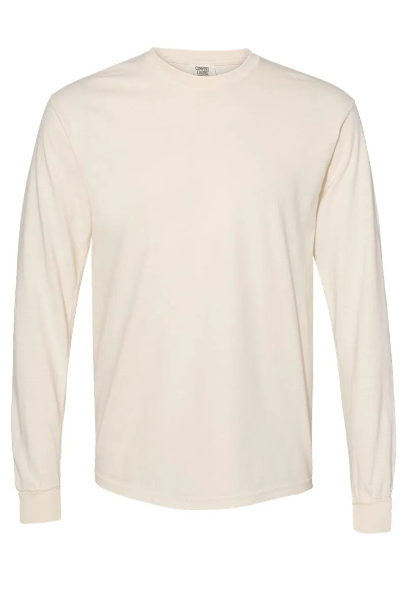 Books Fall Girl Comfort Colors Heavyweight Long T-Shirt