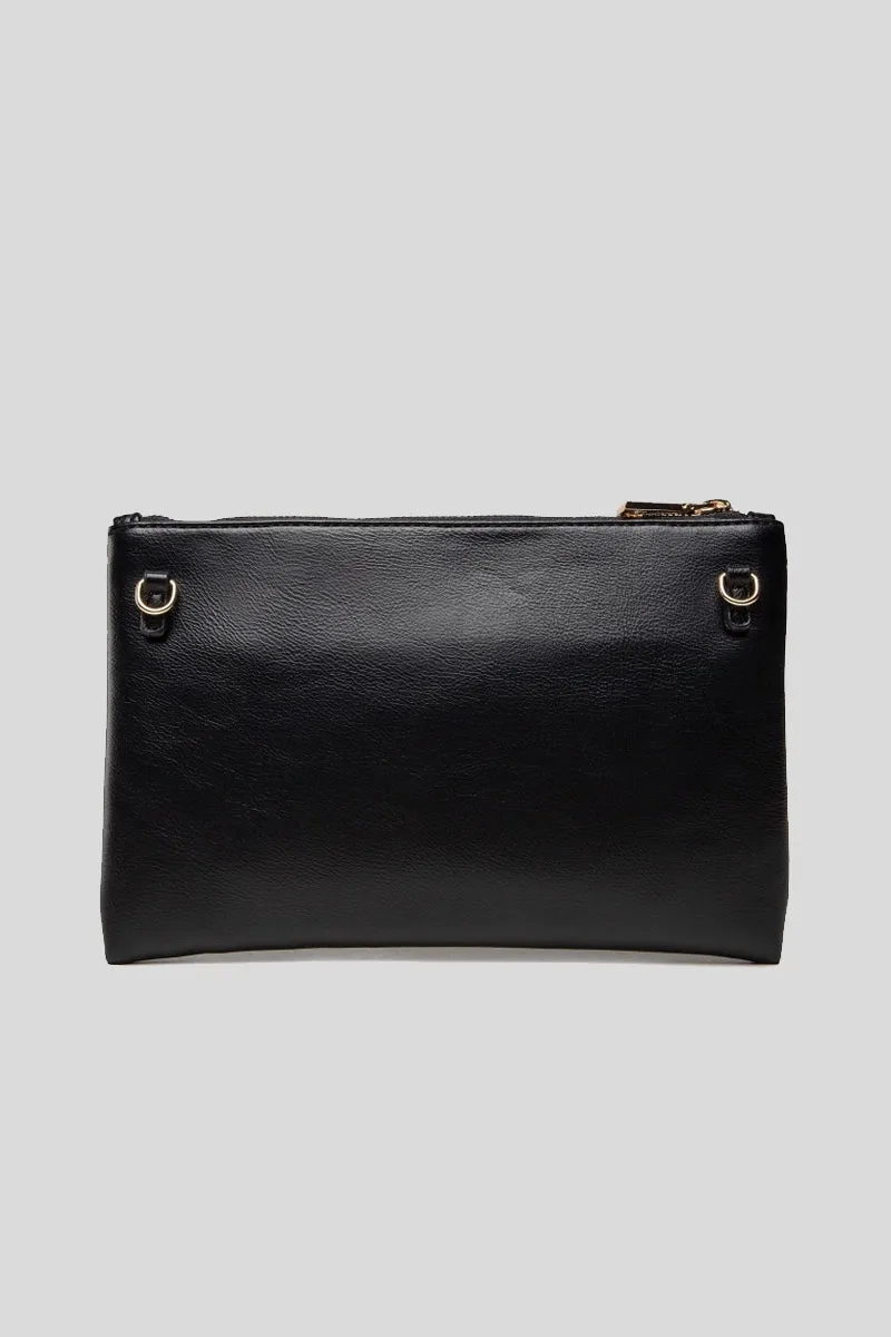 Borsa Pu Embossed - Nero