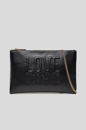 Borsa Pu Embossed - Nero