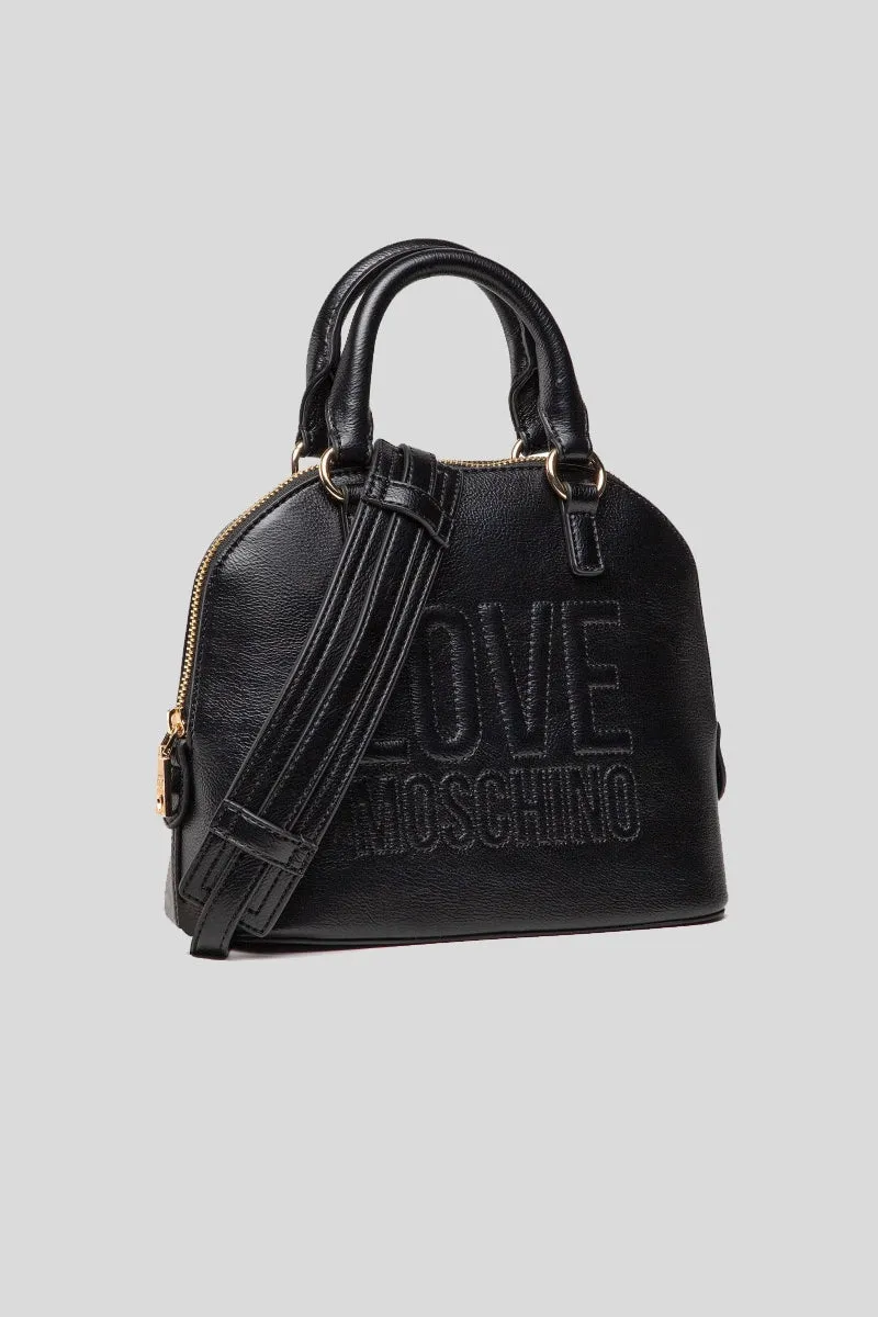 Borsa Pu Embossed - Nero