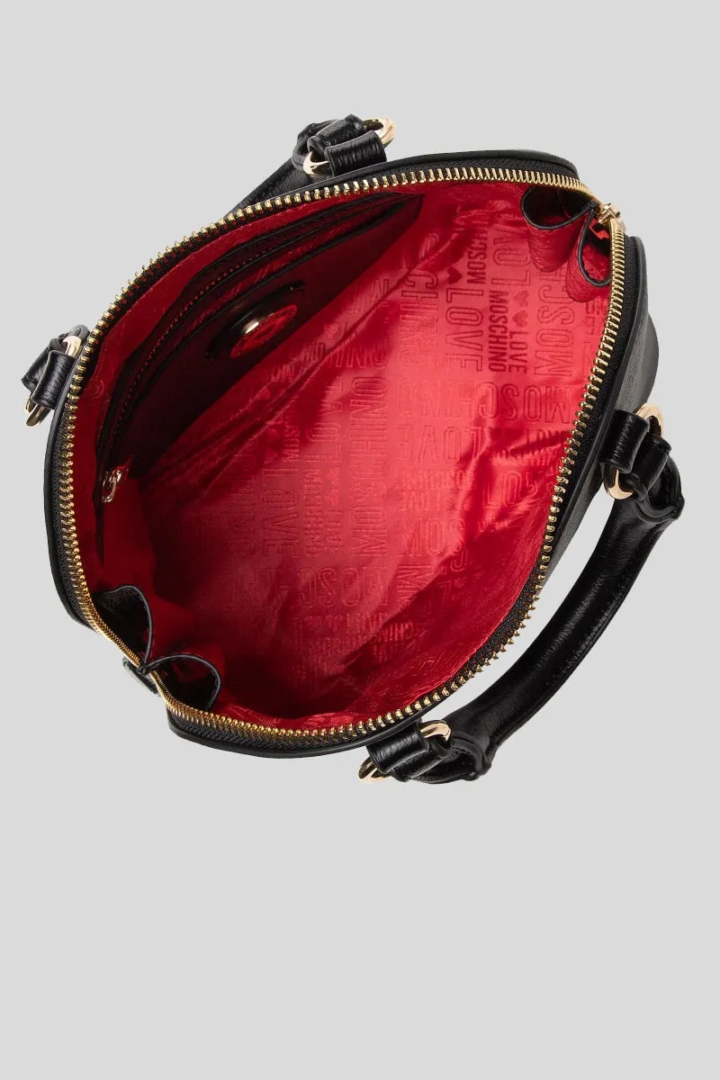 Borsa Pu Embossed - Nero