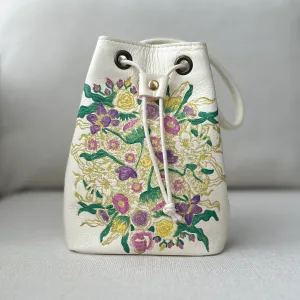 Bouquet Himeji Leather Bucket Bag