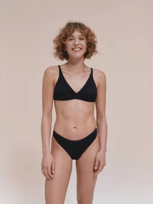 Brazilky - Recyklovaný nylon - Černá