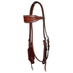 Bridle Fort Worth FOR20-0095 Turquoise Basket Headstall