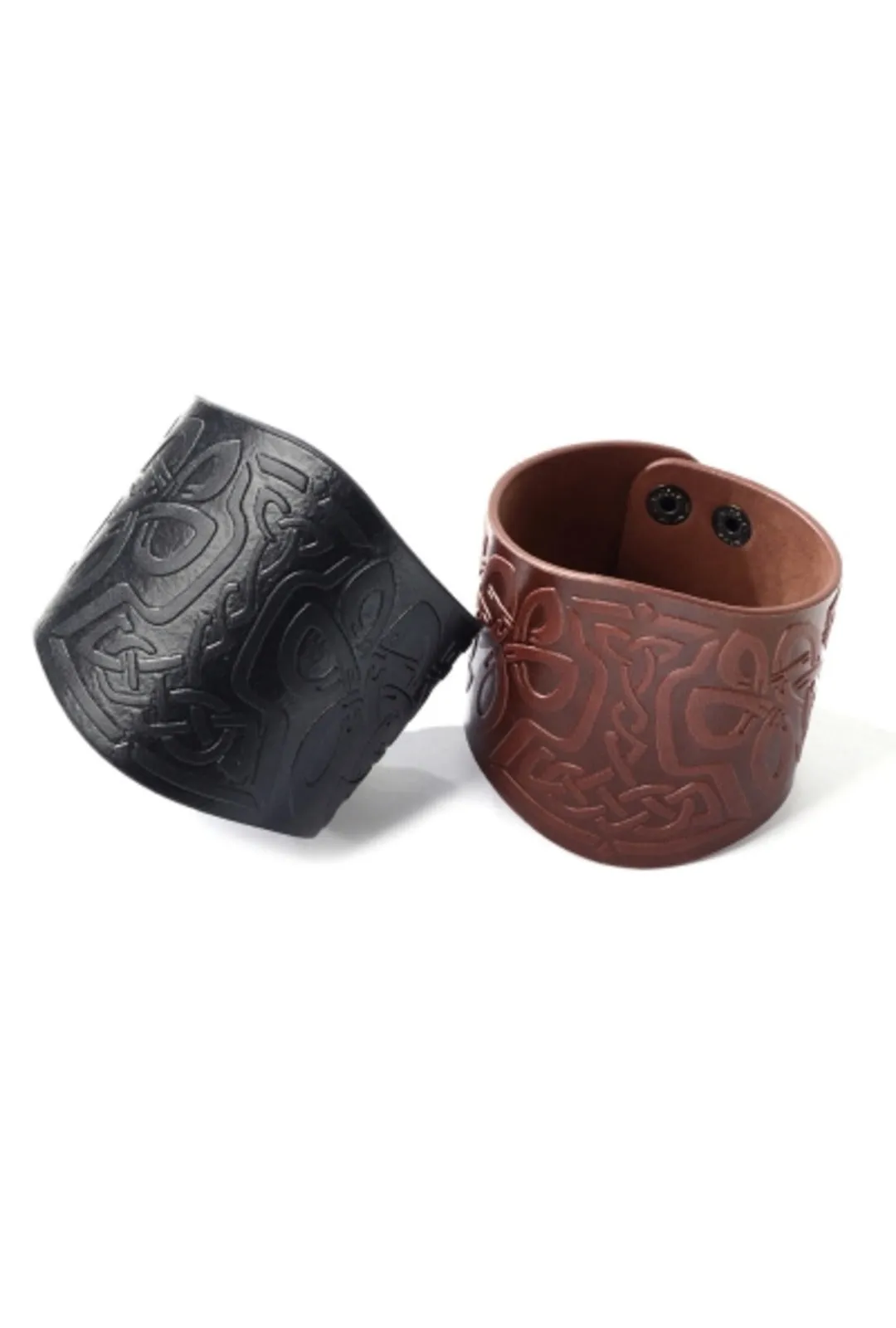 Brown Thor Hammer Wrist Cuff