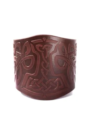 Brown Thor Hammer Wrist Cuff