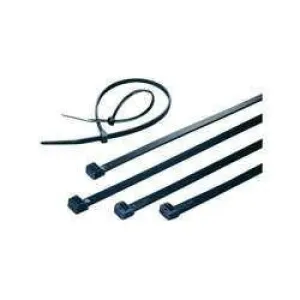 Cable Ties 300mm X 4.8mm; Pack of 100; Black; UV Stabilised Limited Stock! - ON SALE! ON SALE!