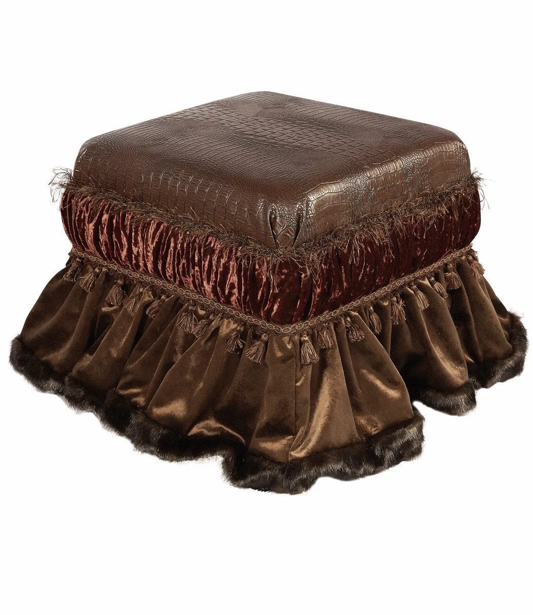 Carson Foot Stool/ Vanity Stool