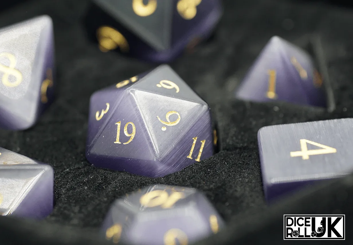 Cats Eye - Purple | Gold Ink