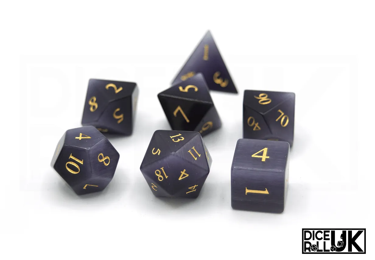 Cats Eye - Purple | Gold Ink