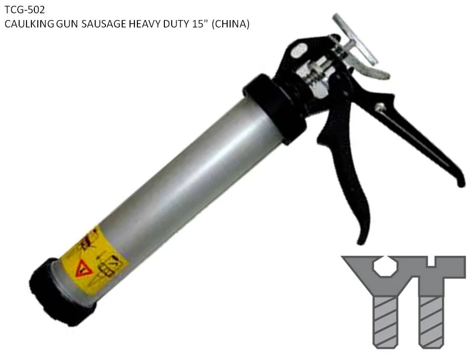 CAULKING GUN SAUSAGE HEAVY DUTY 15" (CHINA)