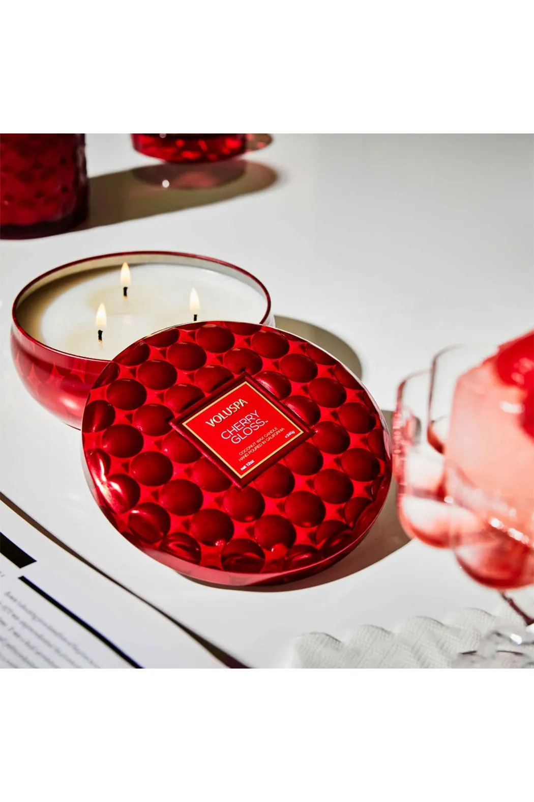 Cherry Gloss 3-Wick