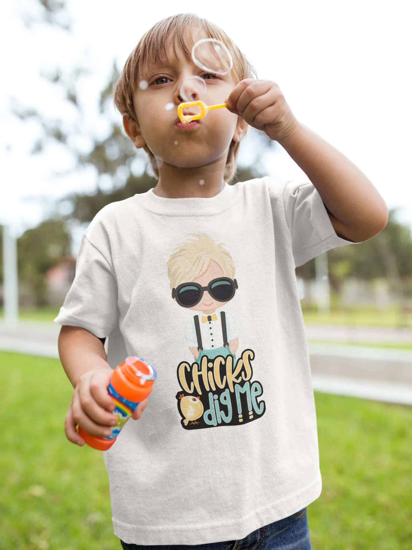 Chicks Dig Me Youth 5.3 oz 100% Cotton T-Shirt