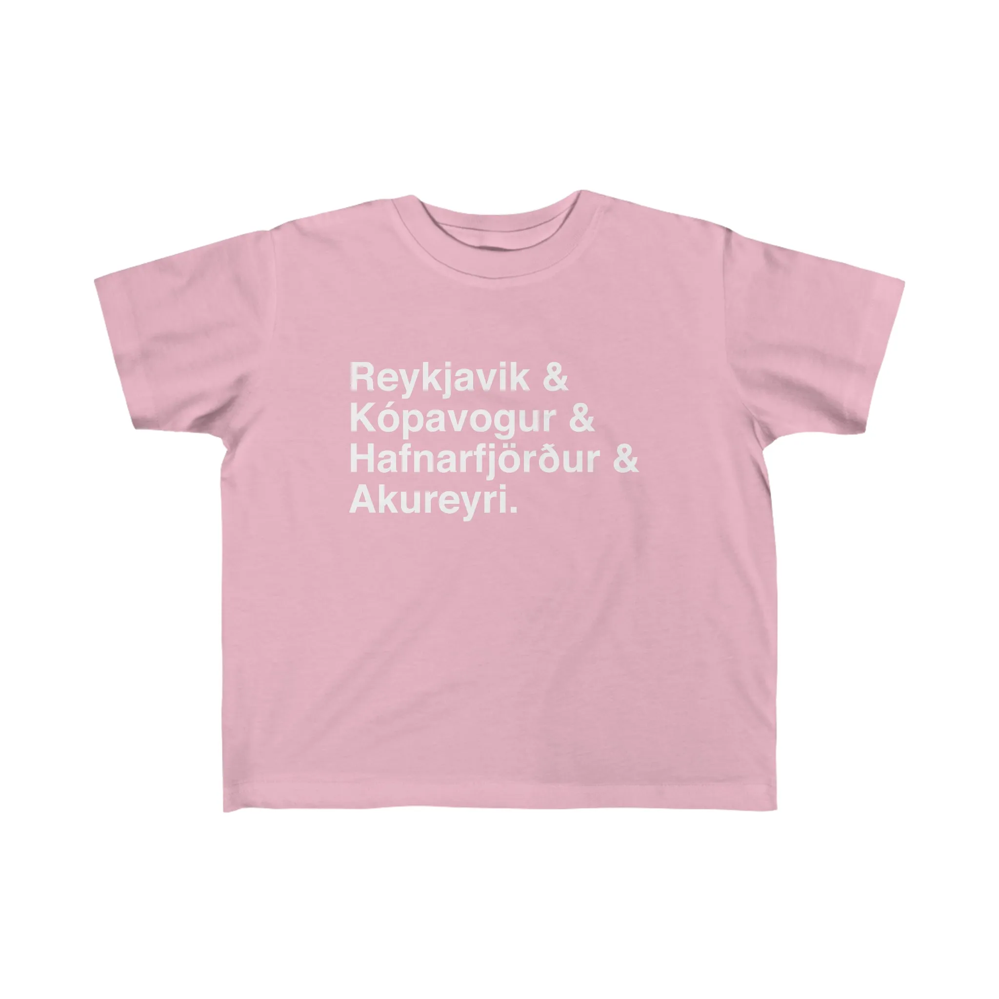 Cities Of Iceland Toddler Tee