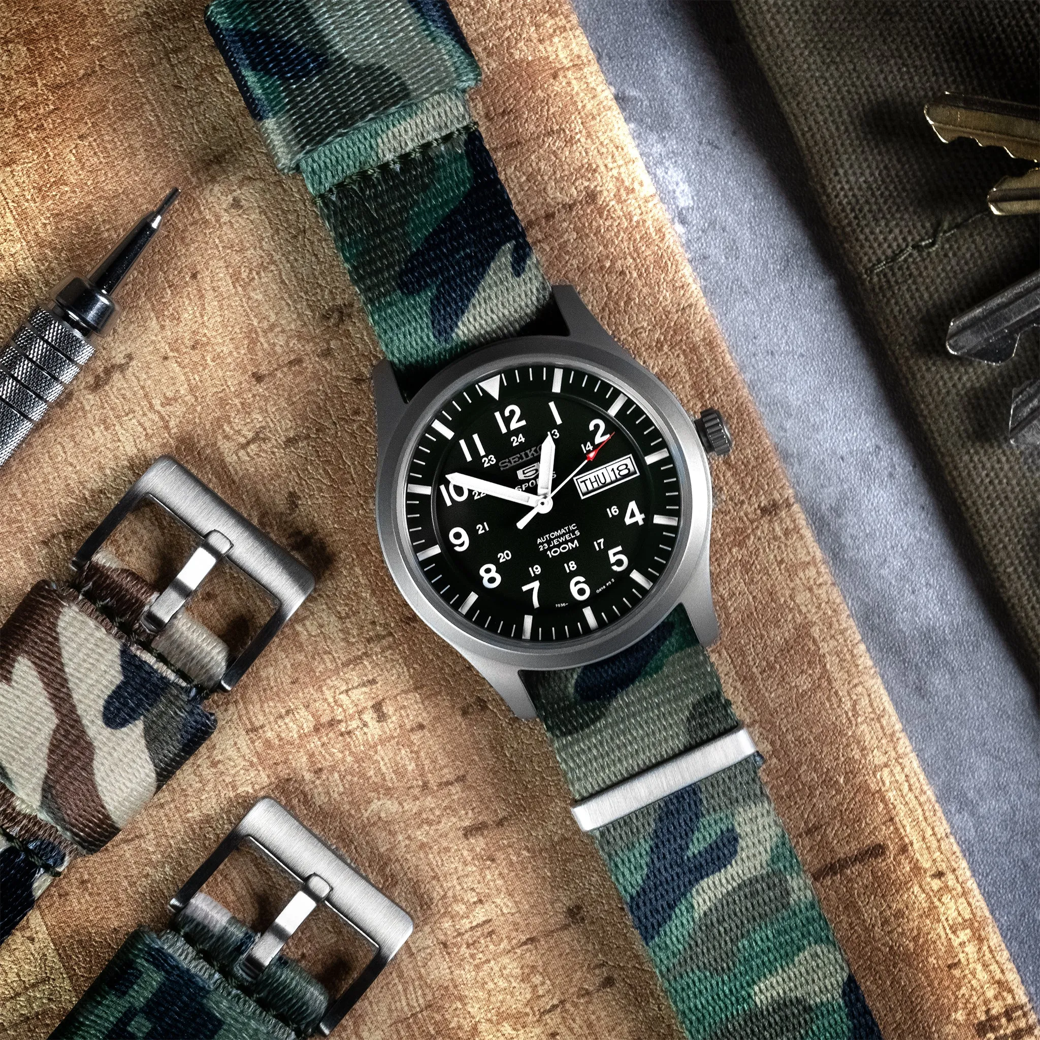 Classic Camouflage Elite Nylon NATO® style Watch Band