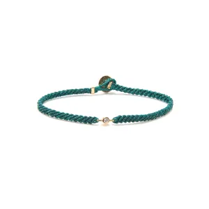 Classic Diamond Bracelet in Mallard Green