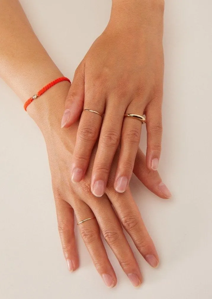 Classic Diamond Bracelet in Neon Red