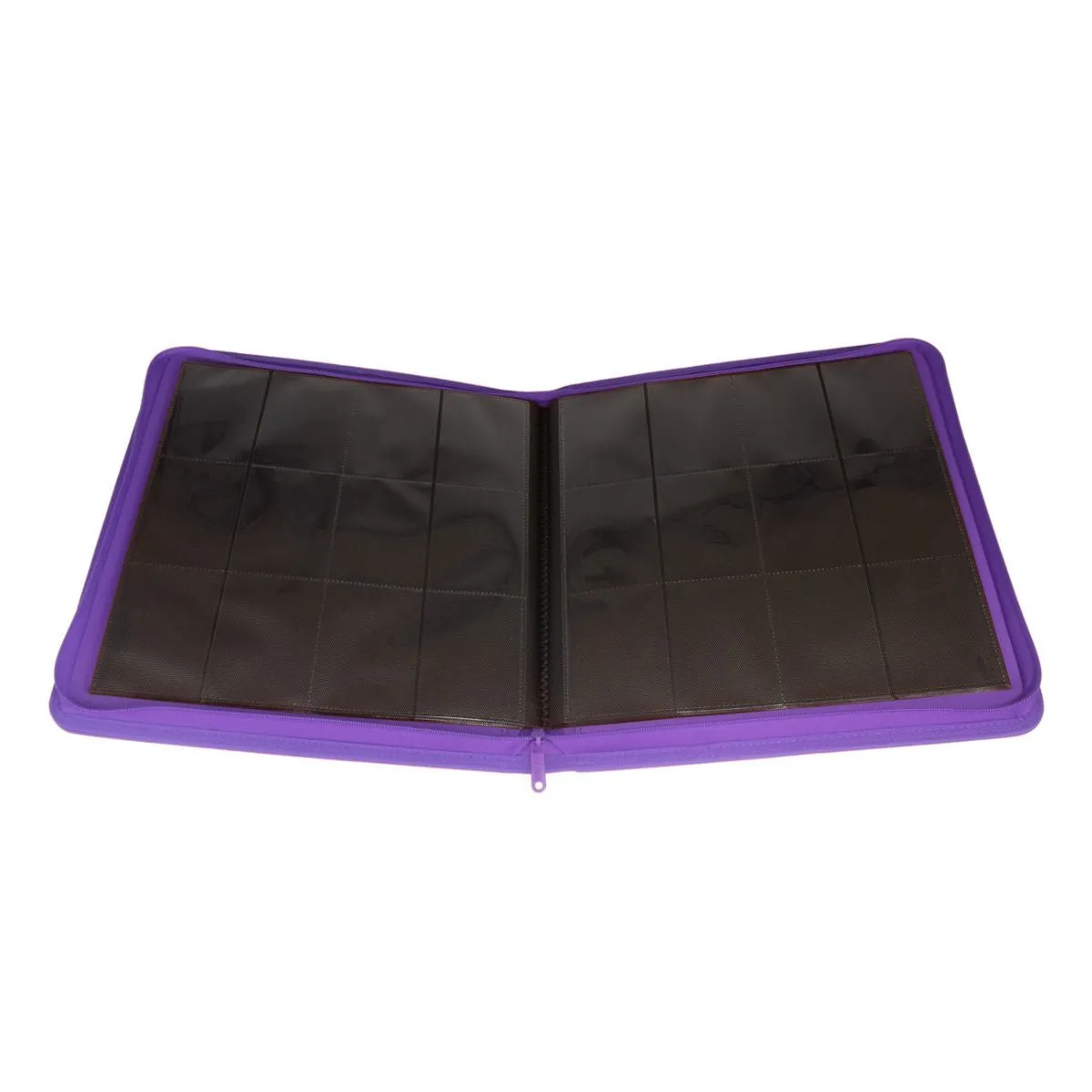 Collector's Series 12 Pocket Zip Trading Card Binder - PURPLE