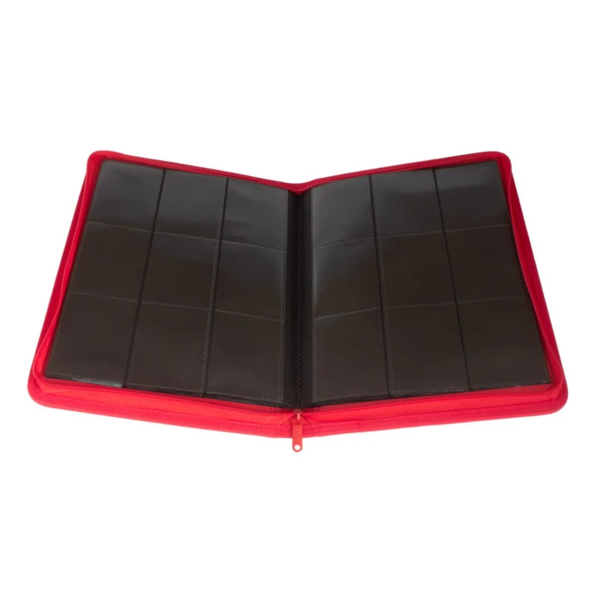 Collector's Series 9 Pocket Zip Trading Card Binder – RED