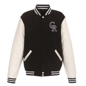 Colorado Rockies Reversible Varsity Jacket
