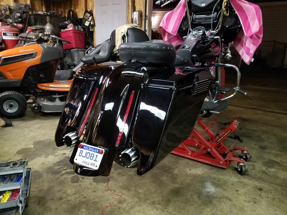 COMBO SALE : 4”, 5” OR 6” STANDARD BAGGER KIT   DAYMAKER CUSTOM HEADLIGHT
