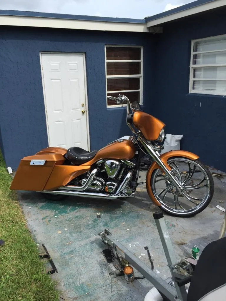 COMBO SALE : 4”, 5” OR 6” STANDARD BAGGER KIT   DAYMAKER CUSTOM HEADLIGHT