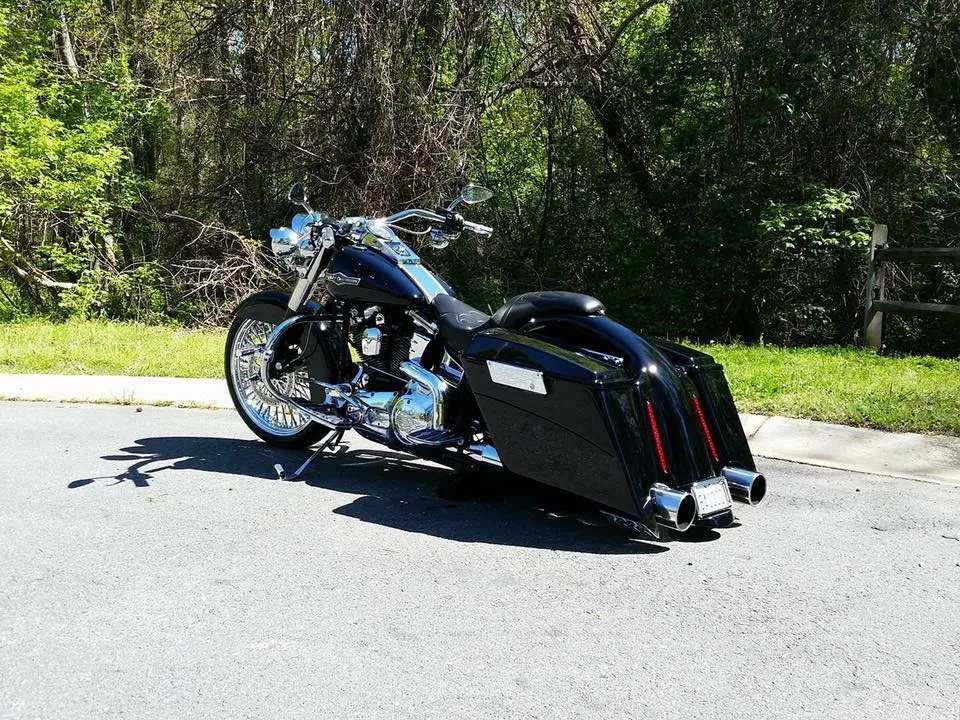 COMBO SALE : 4”, 5” OR 6” STANDARD BAGGER KIT   DAYMAKER CUSTOM HEADLIGHT