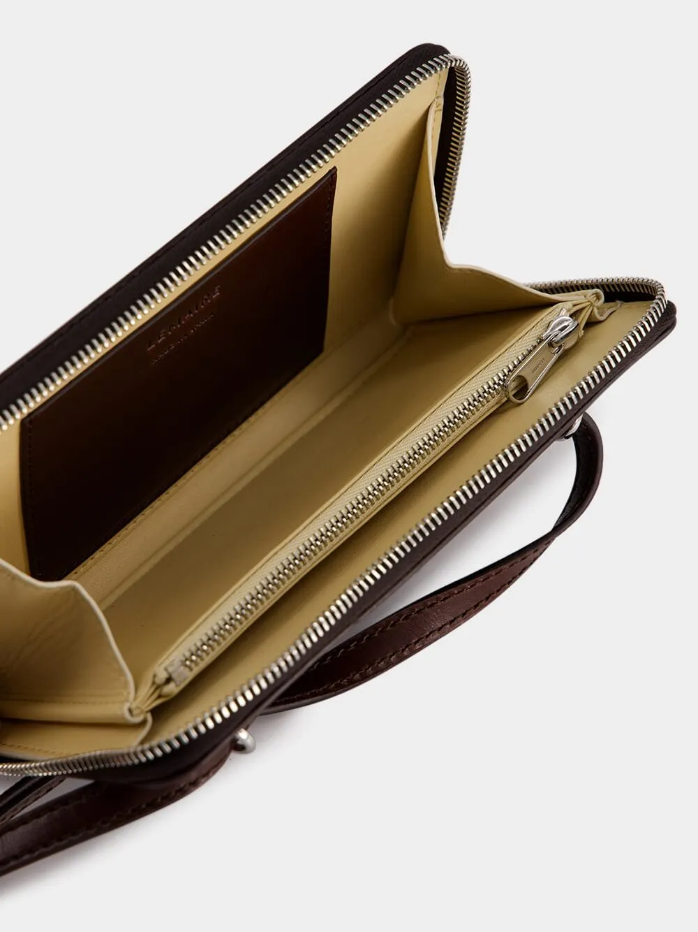 Continental Leather Wallet With Strap