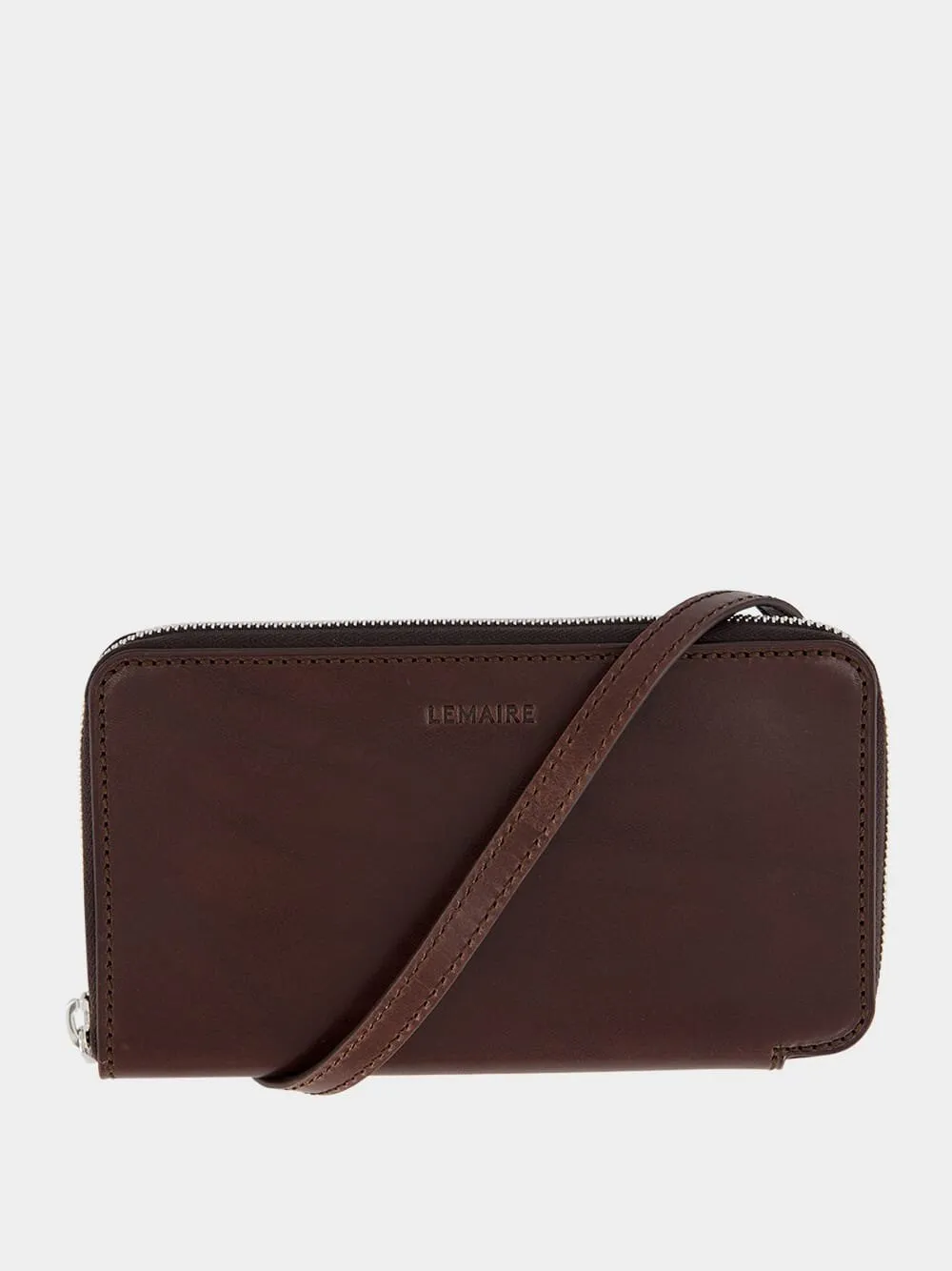 Continental Leather Wallet With Strap