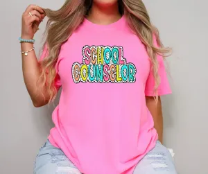 Counselor Dot Light Charity Pink Tee