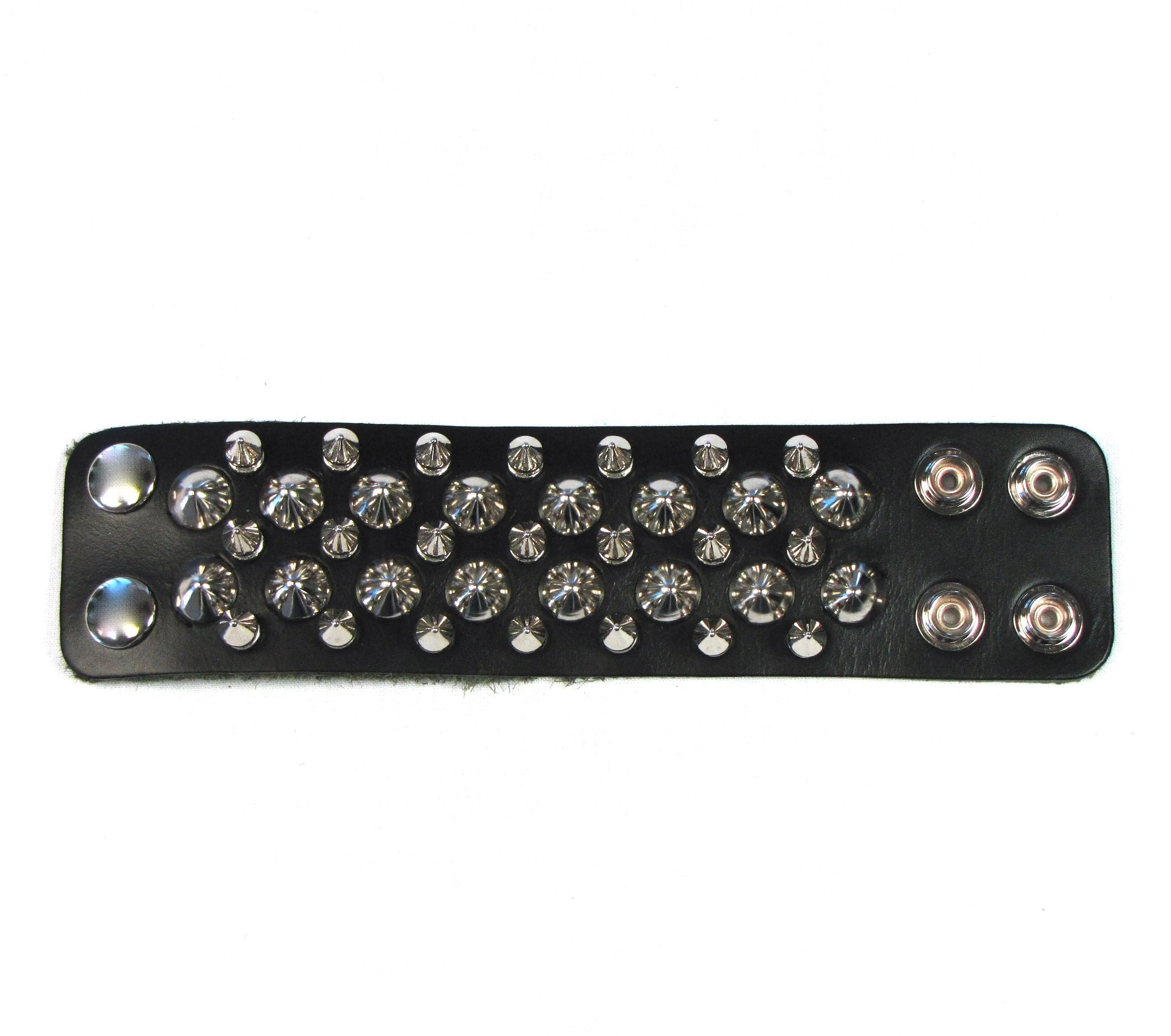 CSP-4 Wristband w/ Cone Studs & Spikes