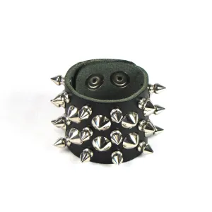 CSP-4 Wristband w/ Cone Studs & Spikes
